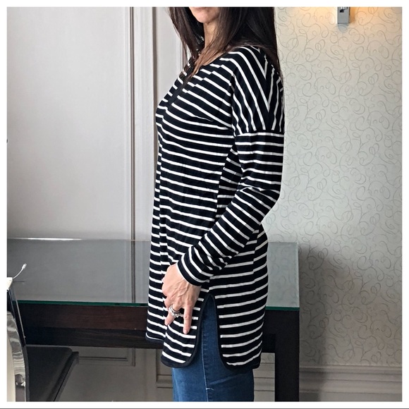 ✨LAST ONE ✨PARIS✨ long sleeves striped tunic - Picture 6 of 7